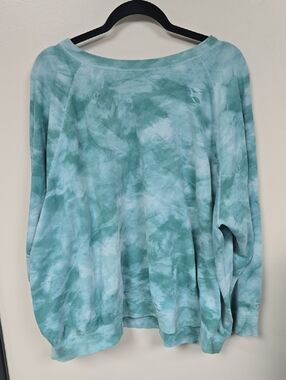Old Navy Mint Green Tie-Dye Pullover Sweatshirt